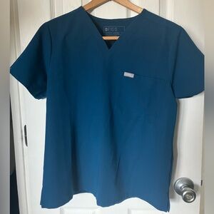 Figs size M Blue- Green Scrub top Technical Collection